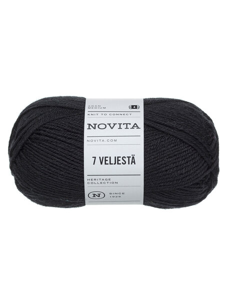 Novita 7 Veljestä - 099 Black