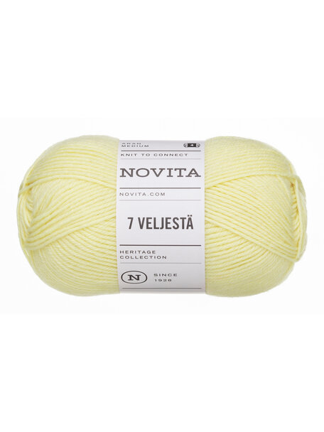 Novita 7 Veljestä - 222 Yellow Rose
