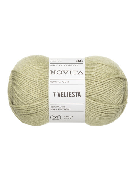 Novita 7 Veljestä - 3161 Light Sage Green
