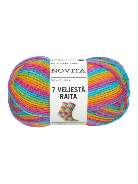 Novita 7 Veljesta Raita - 980 Rainbow