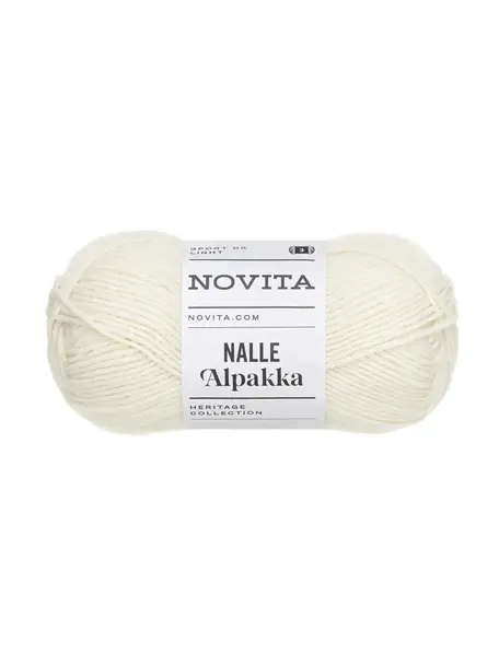 Novita Nalle Alpakka - 010 luonnonvalkoinen