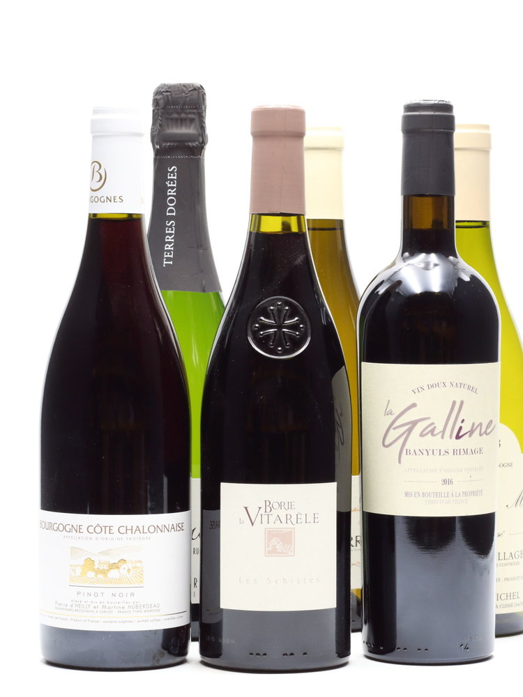 Culinair 6 flessen Franse wijn | de klassiekers