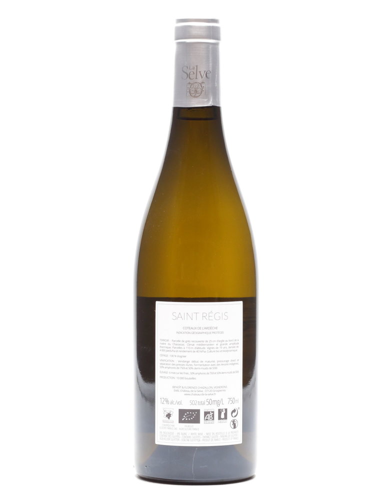 La Selve Château de la Selve - Saint Régis Viognier 2022