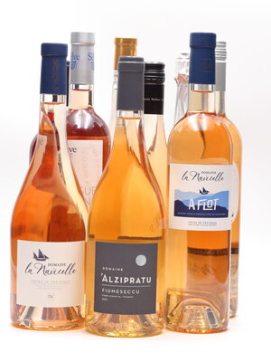 Proefpakket 9 verschillende Rosé-wijnen