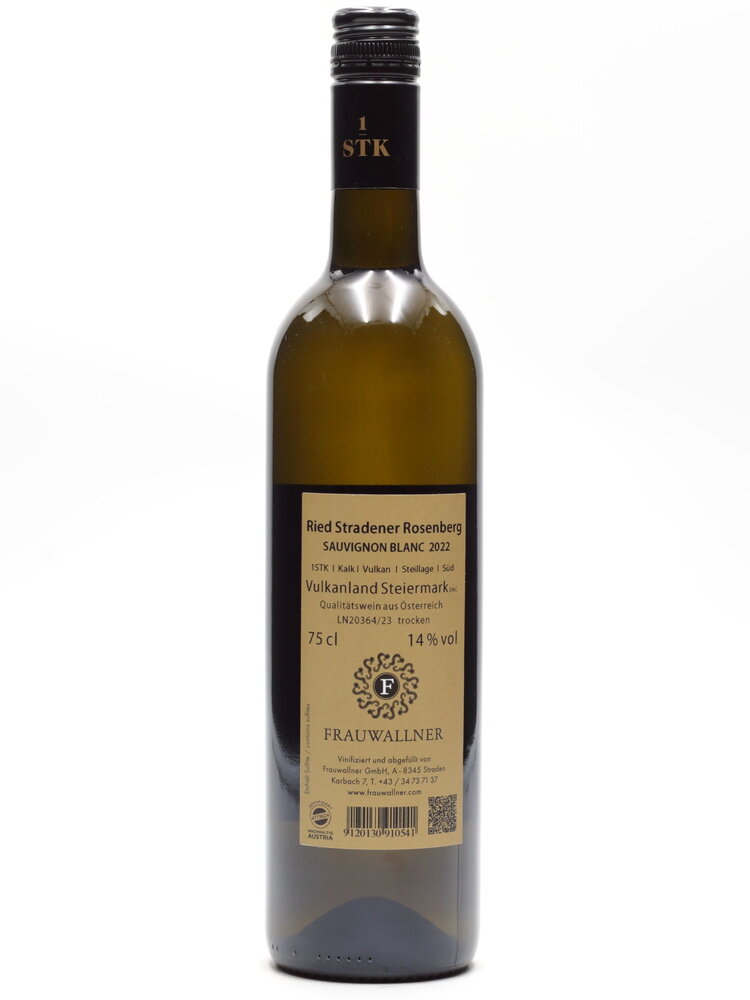 Frauwallner Frauwallner - Sauvignon blanc Ried Stradner Rosenberg 2023