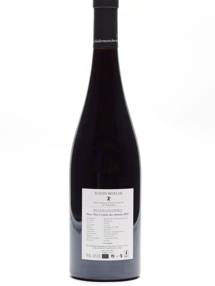 Justin Boxler Domaine Justin Boxler - Pinot Noir Croisée des Chemins 2022