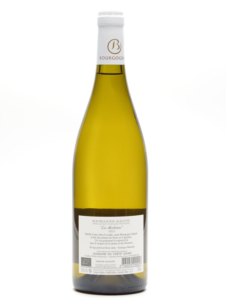 d'Heilly Huberdeau (Domaine du Chétif Quart) du Chétif Quart - Bourgogne Aligoté - Les Molottes 2023