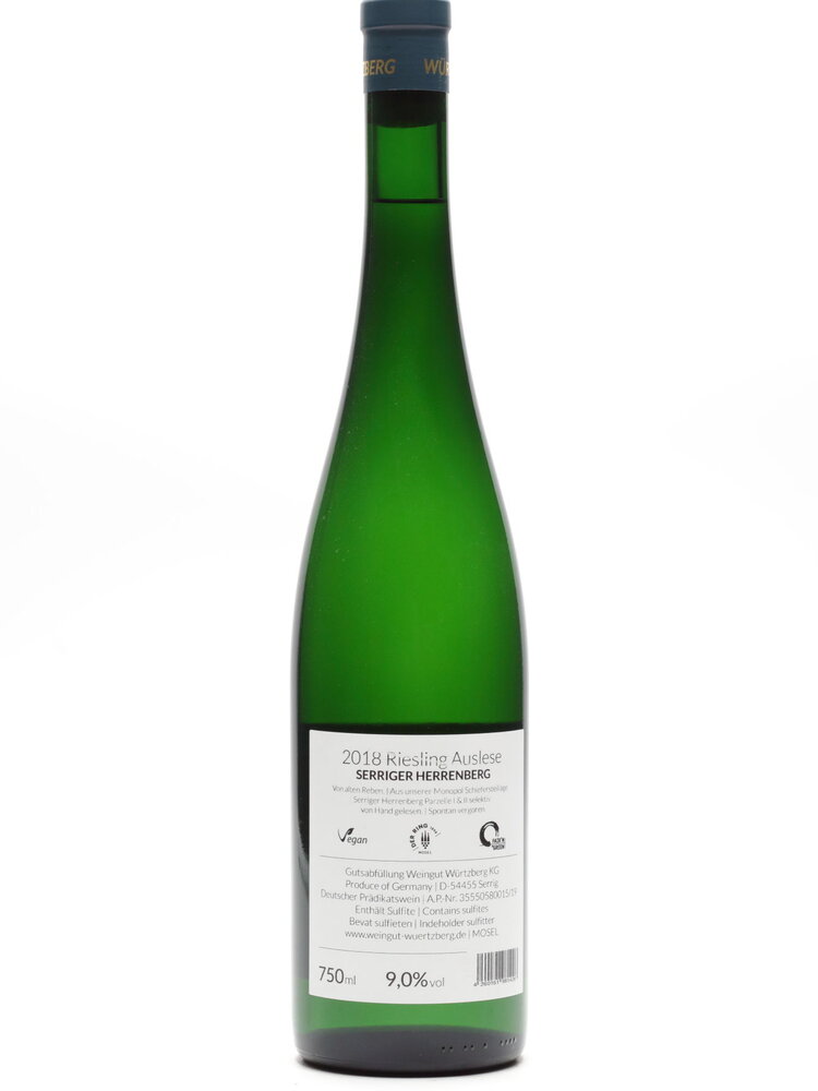 Würtzberg Weingut Würtzberg - Serriger Herrenberg Riesling Auslese2018