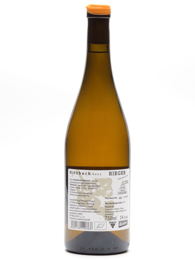 Rieger Weingut Rieger - HITZBUCK Gewürztraminer 2022
