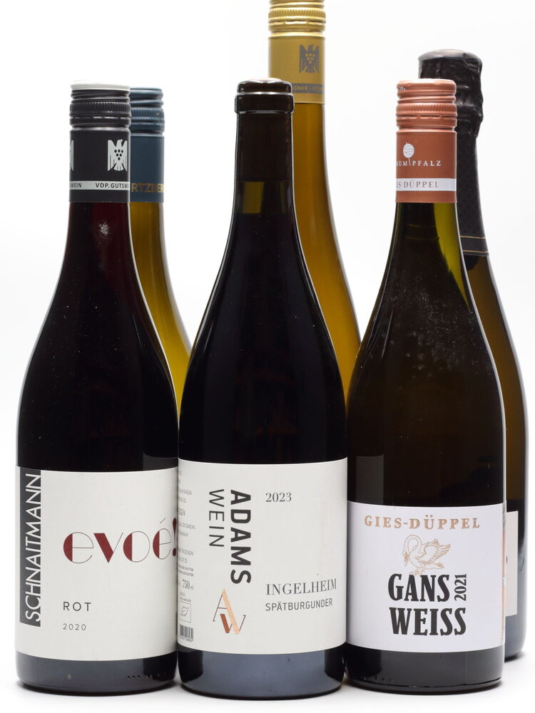 Culinair 6 flessen Duitse wijn