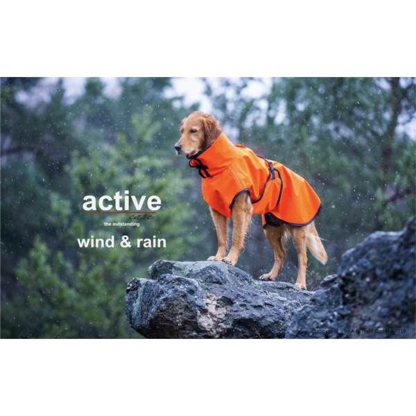 Active cape wind en regen
