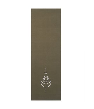 Lotus Yogamat sticky extra dik balance donkergroen  - Lotus