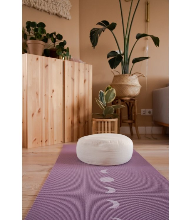 Yogamat sticky extra dik moon lavendelpaars - Lotus