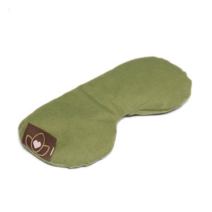 Lotus Oogkussen lavendel gevormd olijfgroen eco - Lotus