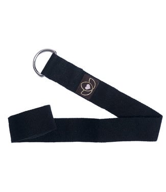 Lotus Yoga riem extra lang zwart - Lotus