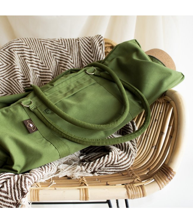 Luxe yogatas hummer olijfgroen - Lotus