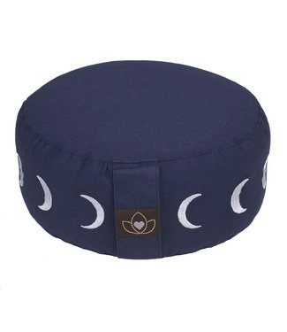 Lotus Meditatiekussen eco moon indigo rond - Lotus