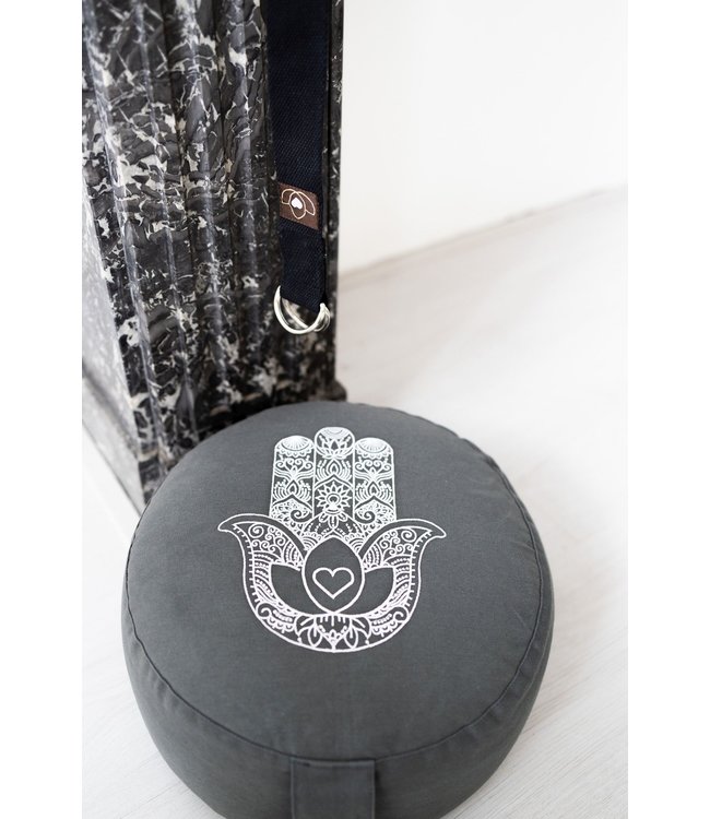 Yoga riem extra lang zwart - Lotus