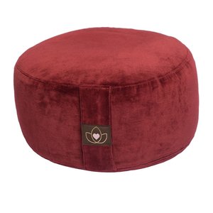 Meditatiekussen velvet eco rond - Lotus