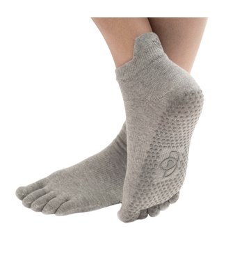 Lotus Yoga/pilates teensokken antislip grijs - Lotus