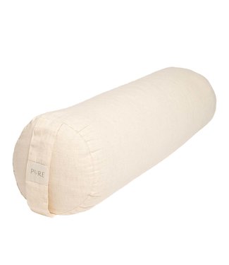 Pure Bolster eco linnen naturel rond - Pure