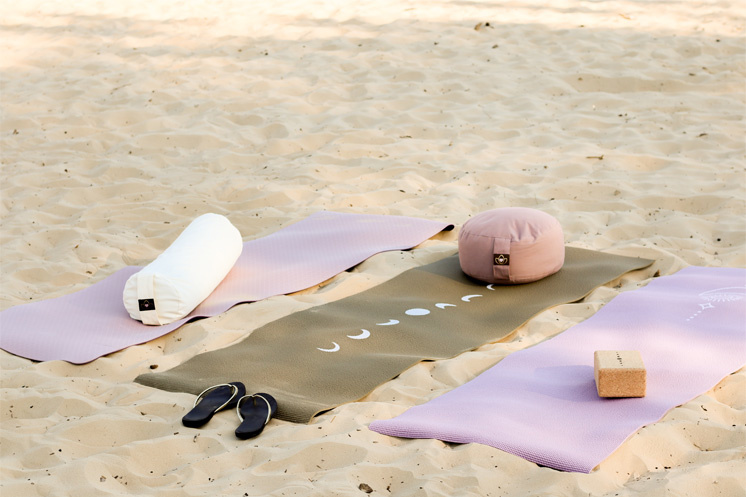 Yoga op het strand