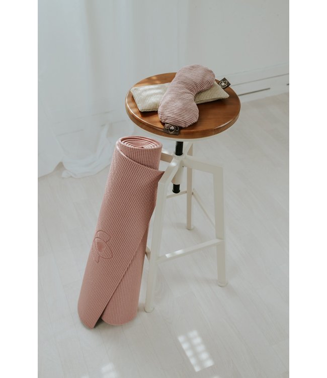 Oogkussen rib lavendel sand eco - Lotus