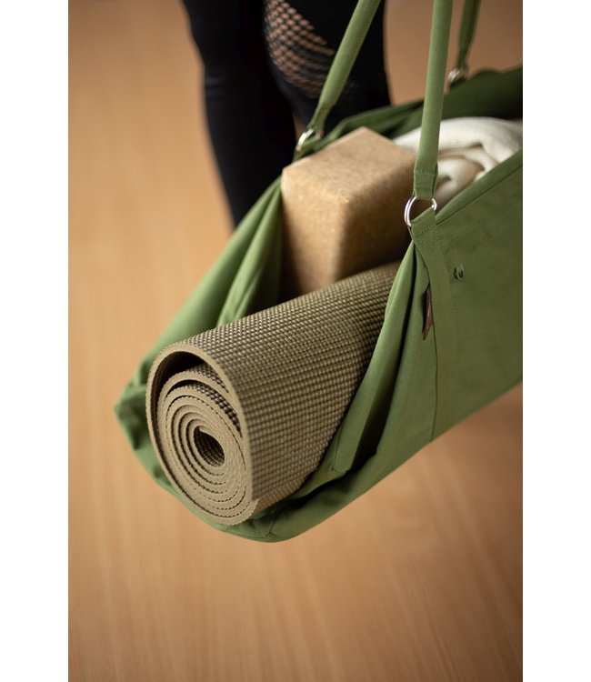 Luxe yogatas hummer olijfgroen - Lotus