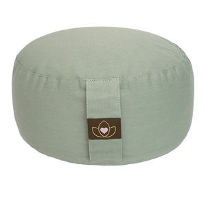 Lotus Meditatiekussen eco asgroen rond - Lotus
