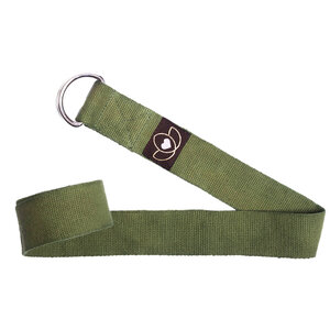 Lotus Yoga riem extra lang olijfgroen - Lotus