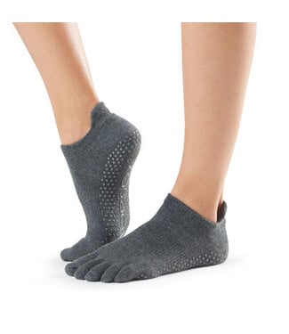 Toesox Yoga/pilates teensokken extra grip charcoal