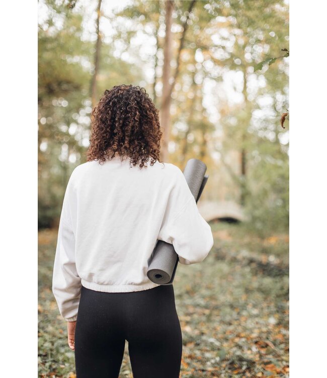 Yogamat travel grijs - Lotus