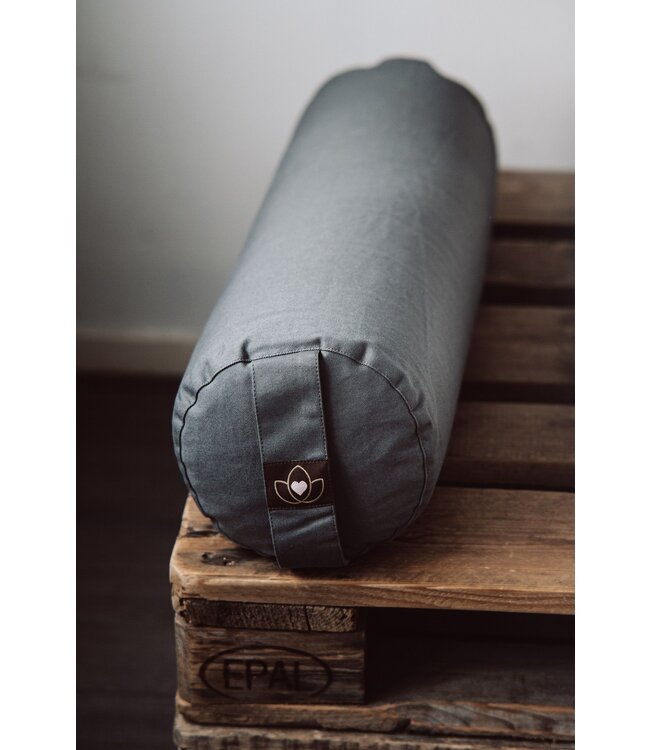 Bolster eco antraciet rond - Lotus