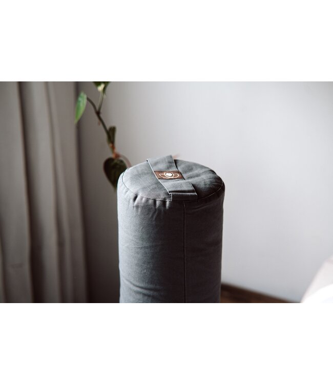 Bolster eco antraciet rond - Lotus