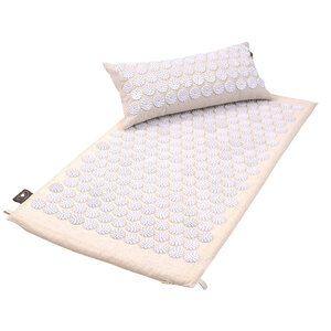 Lotus Set spijkermat en spijkerkussen linnen naturel - Lotus