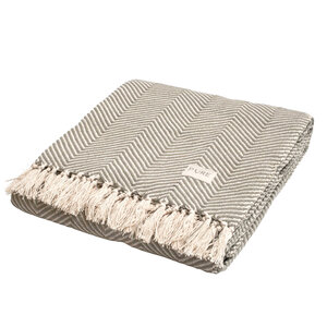 Pure Yoga deken visgraat asgroen - Pure