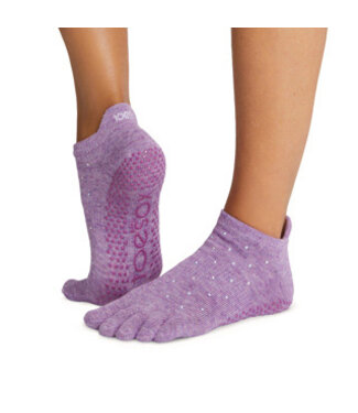 Toesox Yoga sokken extra grip violet twinkle