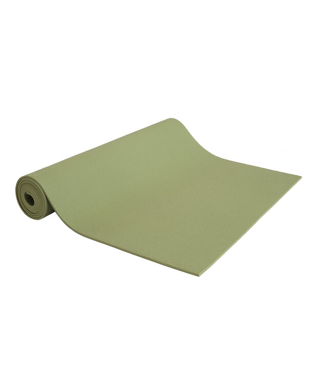 Yogamat studio olijfgroen extra lang en breed - Lotus