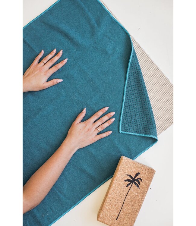 Yoga handdoek antislip harbour - Lotus