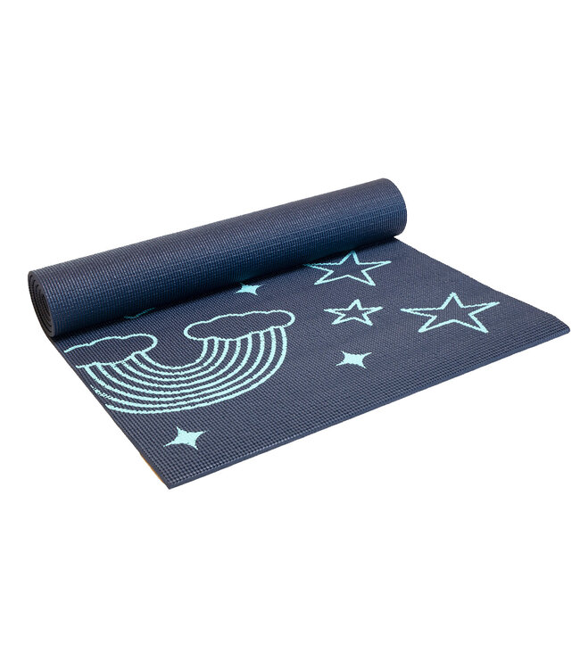 Kinder yogamat space indigo - Lotus