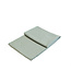 Yoga handdoek antislip asgroen - Lotus