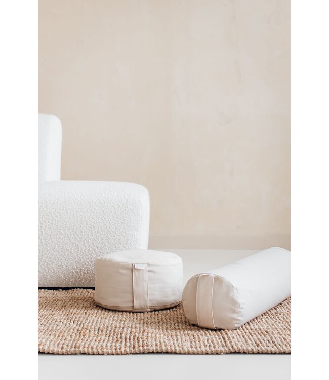 Meditatiekussen ecru rond - Pure