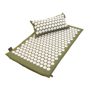 Lotus Set spijkermat en spijkerkussen olijfgroen - Lotus