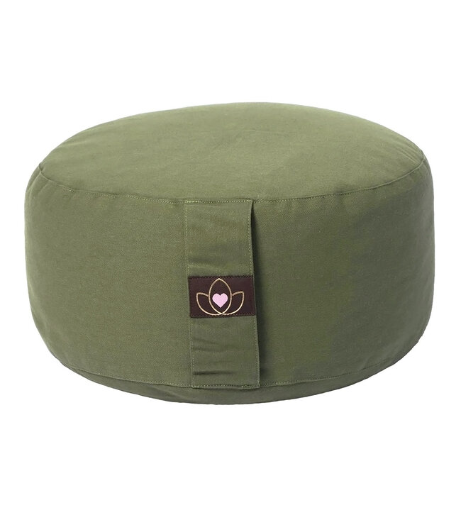 Pakket bolster en meditatiekussen - olijfgroen