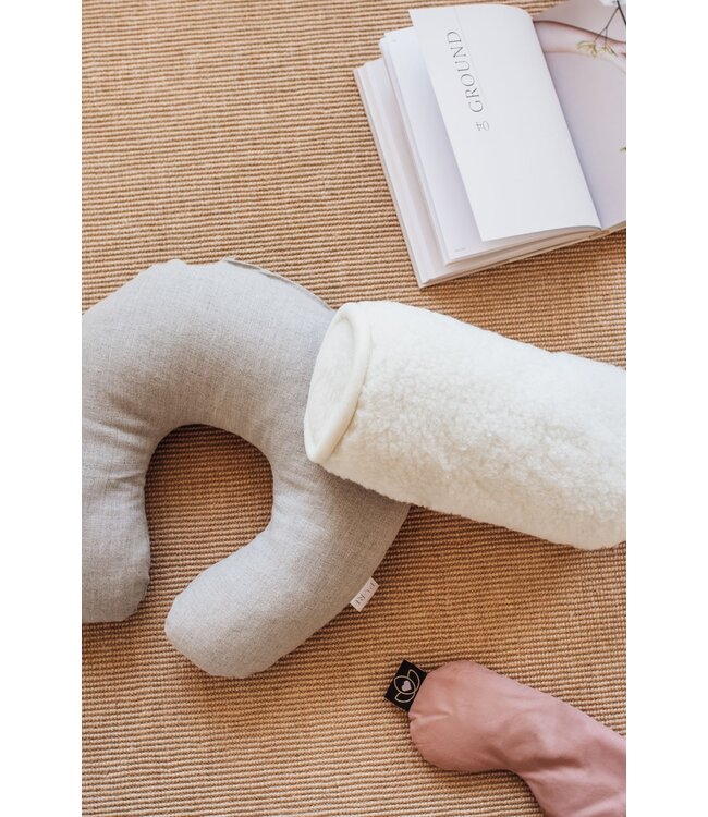 Travel bolster merino wol - Lotus