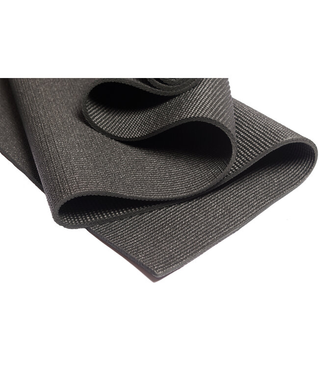 Yogamat sticky extra lang zwart - 200 cm - Lotus