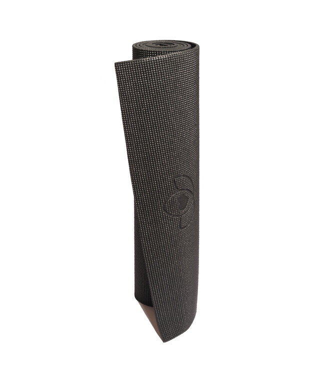 Yogamat sticky extra lang zwart - 200 cm - Lotus