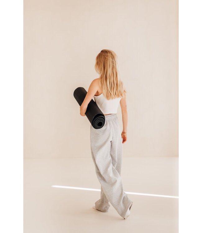 Yogamat sticky extra lang zwart - 200 cm - Lotus
