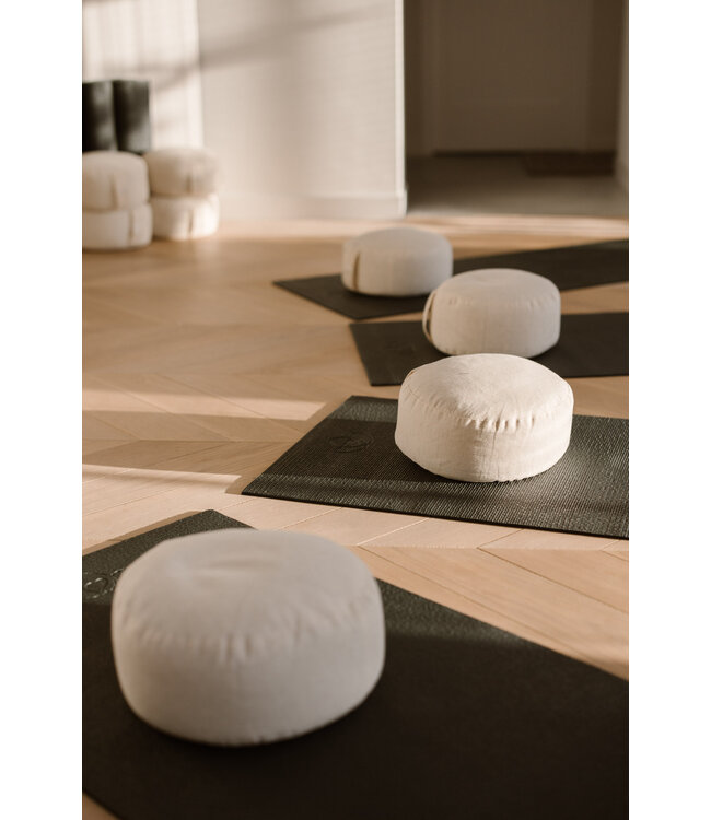 Yogamat sticky extra lang zwart - 200 cm - Lotus