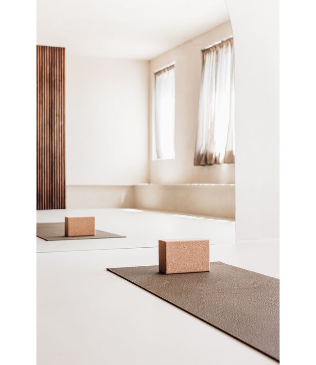 Yogamat sticky extra dik donkergroen - Lotus